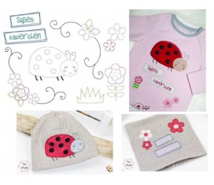 Stickserie - Süßes Käferchen